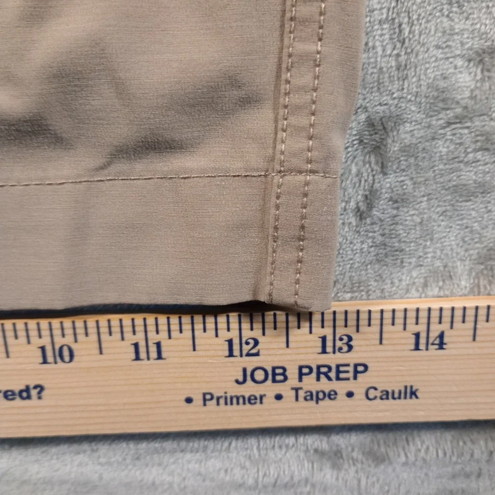 Faherty All Day Shorts Mens 42 Khaki Tan Hybrid Stretch Quick Dry Surf